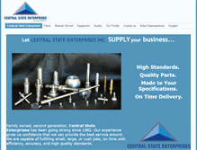 Tablet Screenshot of centralstateent.net